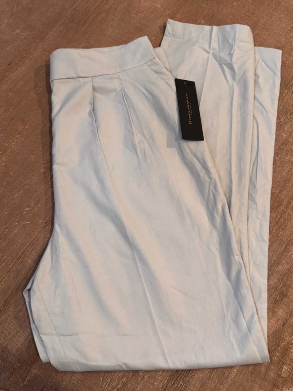 Donna‎ Karan NY High Waisted Pleated Trousers Sage Mint 6 NWT